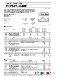 Datasheet KK40F160 manufacturer SanRex